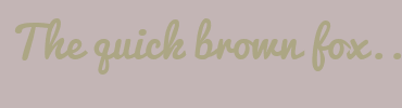 Image with Font Color ACA684 and Background Color C3B5B5
